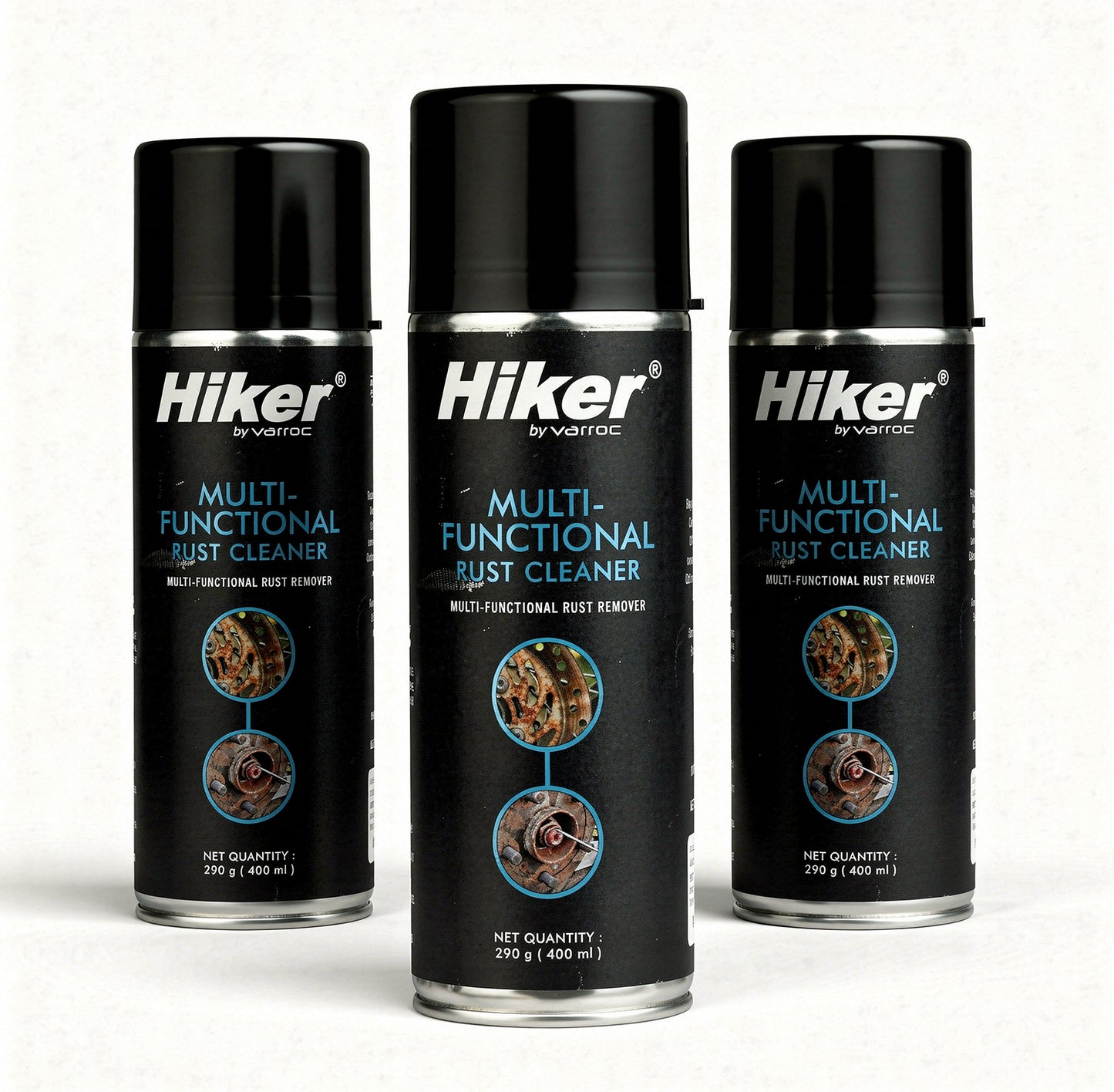 Hiker by Varroc Car Multi-Functional Rust Cleaner  - Pack of 3 -CARC-UNIV-RSTKB