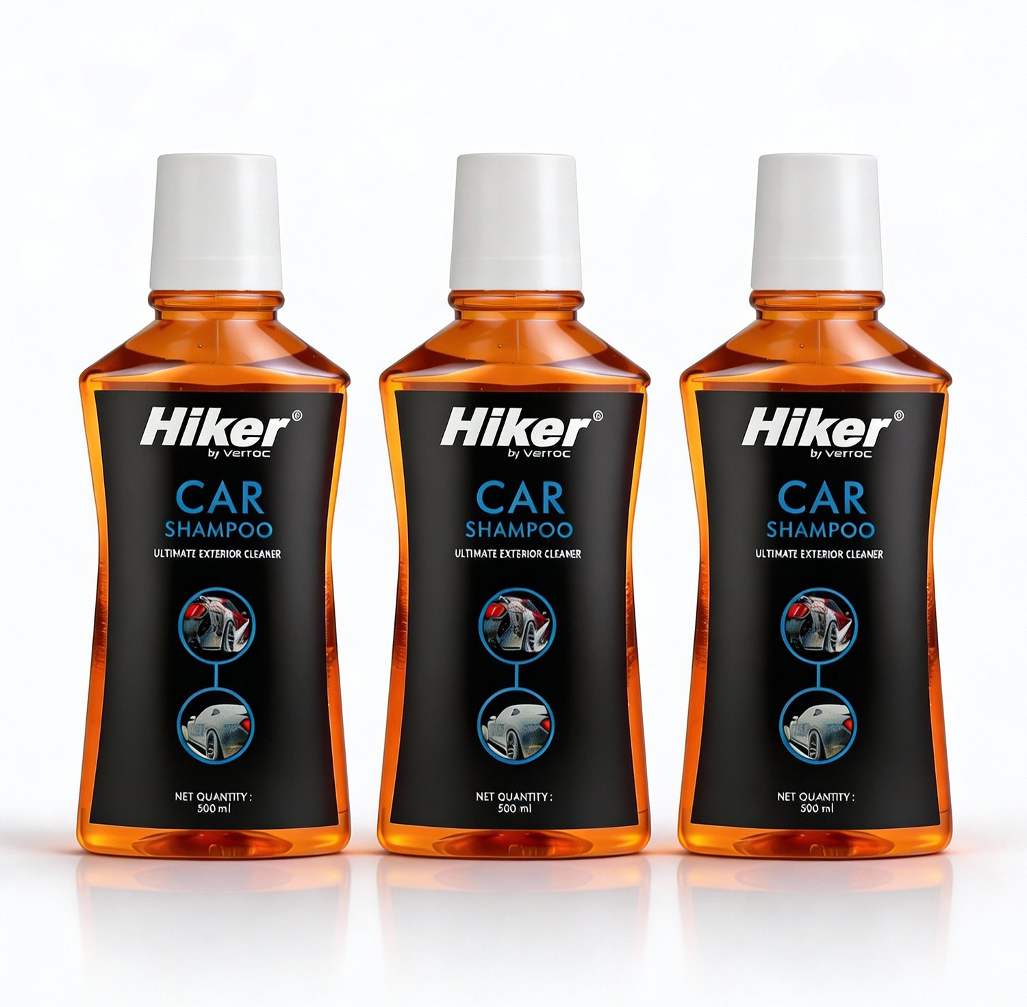 Hiker by Varroc Car Shampoo ( 250ml) - Pack of 3 -CARC-UNIV-CSMP – Varroc