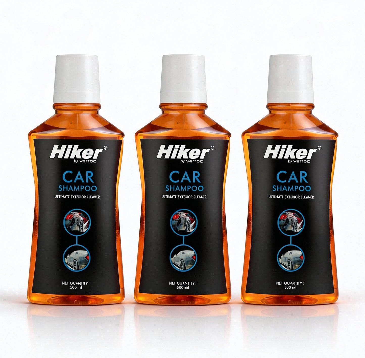 Hiker by Varroc Car Shampoo ( 250ml) - Pack of 3 -CARC-UNIV-CSMP