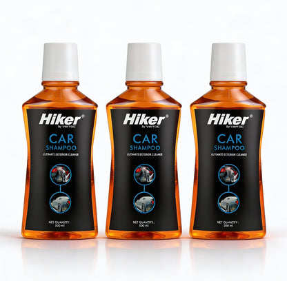 Hiker by Varroc Car Shampoo ( 250ml) - Pack of 3 -CARC-UNIV-CSMP