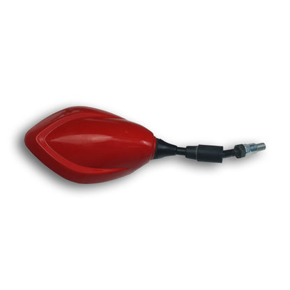 Varroc Shatter Proof Rear View Mirror For HiroPassion PRO NM REFRESH SPORTS RED Left Hand  (Pack of 1) - REVM-PPRO-367AL