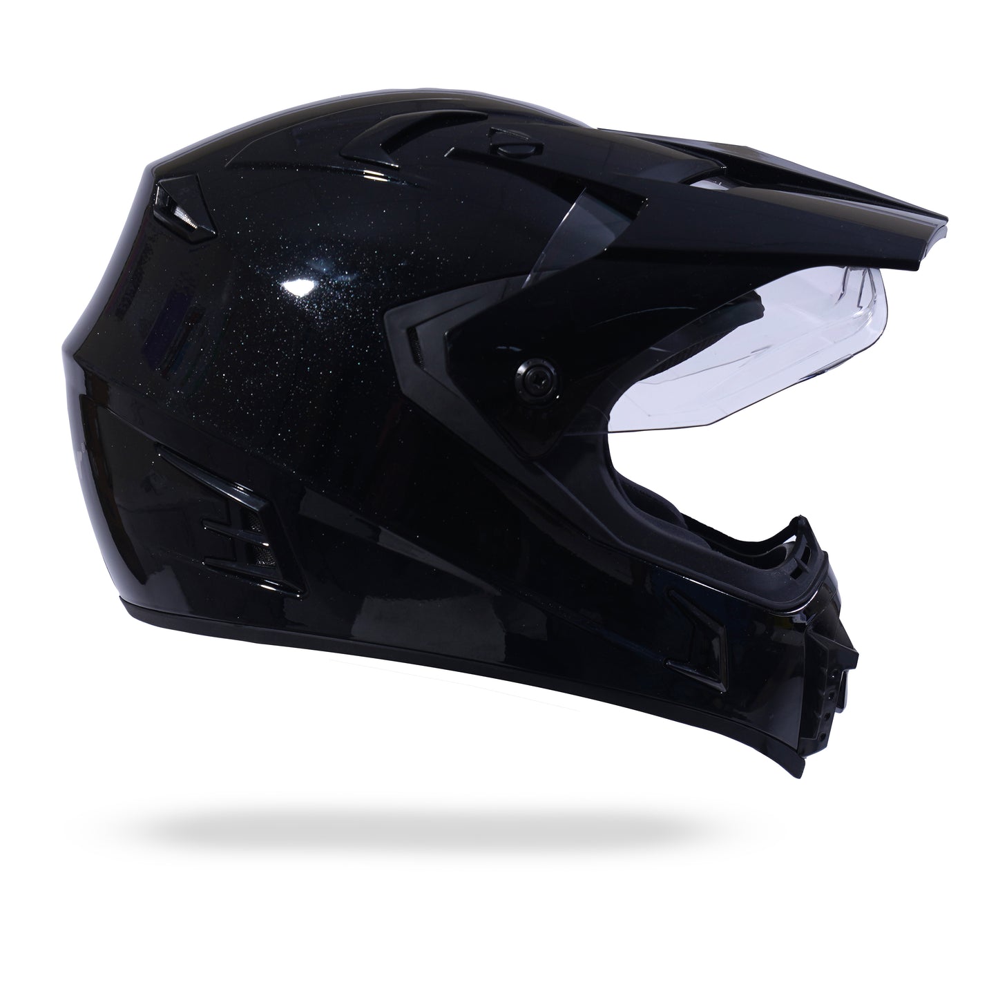 METEOR Full Face Helmet-Gloss Black