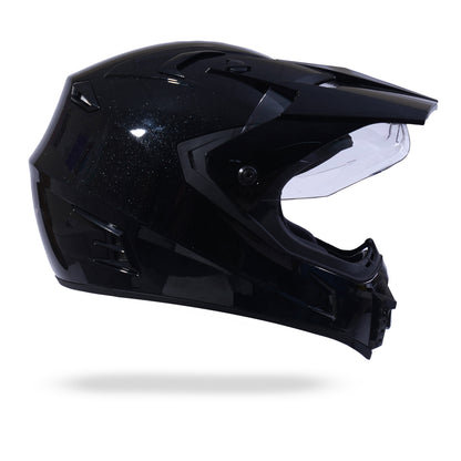 METEOR Full Face Helmet-Gloss Black