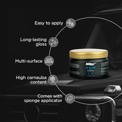 Hiker by Varroc Car Duster & Hi Glow Wax 250g Combo