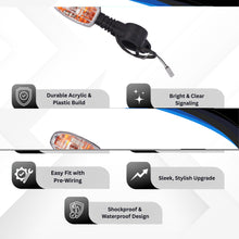 Front RH & Rear LH Indicator for DSVR 100 & 150 CC, Natural Color -BLKR-DSVR-BJ125
