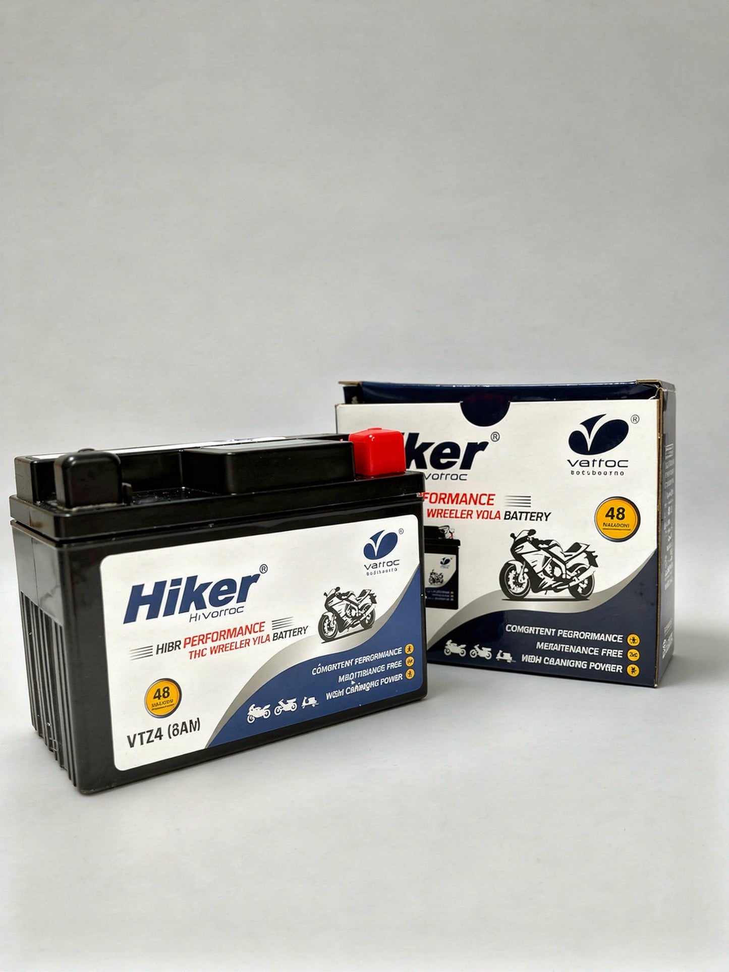 Hiker by Varroc VTZ4, 3Ah and 12 V Battery for Bike