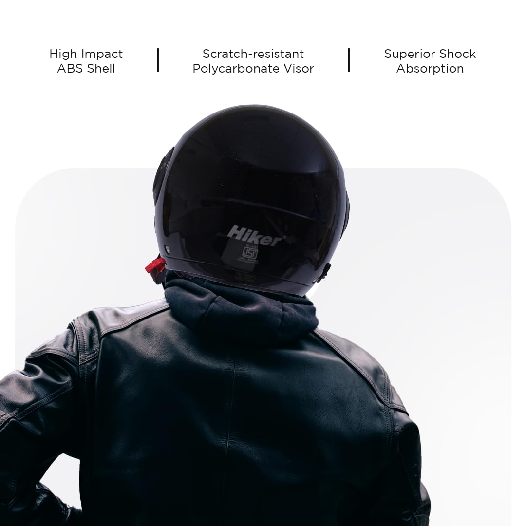 ORBIT PRO Half Face Helmet -Gloss Black -HLMT-GBLK-ORTPRO1