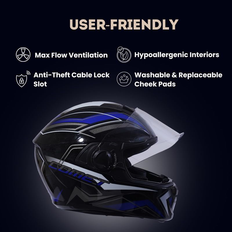 FLASH PRO MAX Full Face Helmet -Matt Black Green -HLMT-BGRN-FLSPMX3