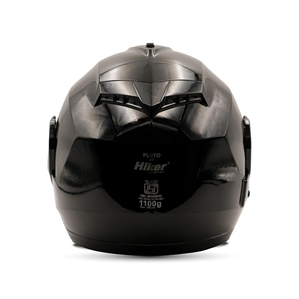 Hiker Pluto Natural Black Flip Up Helmet