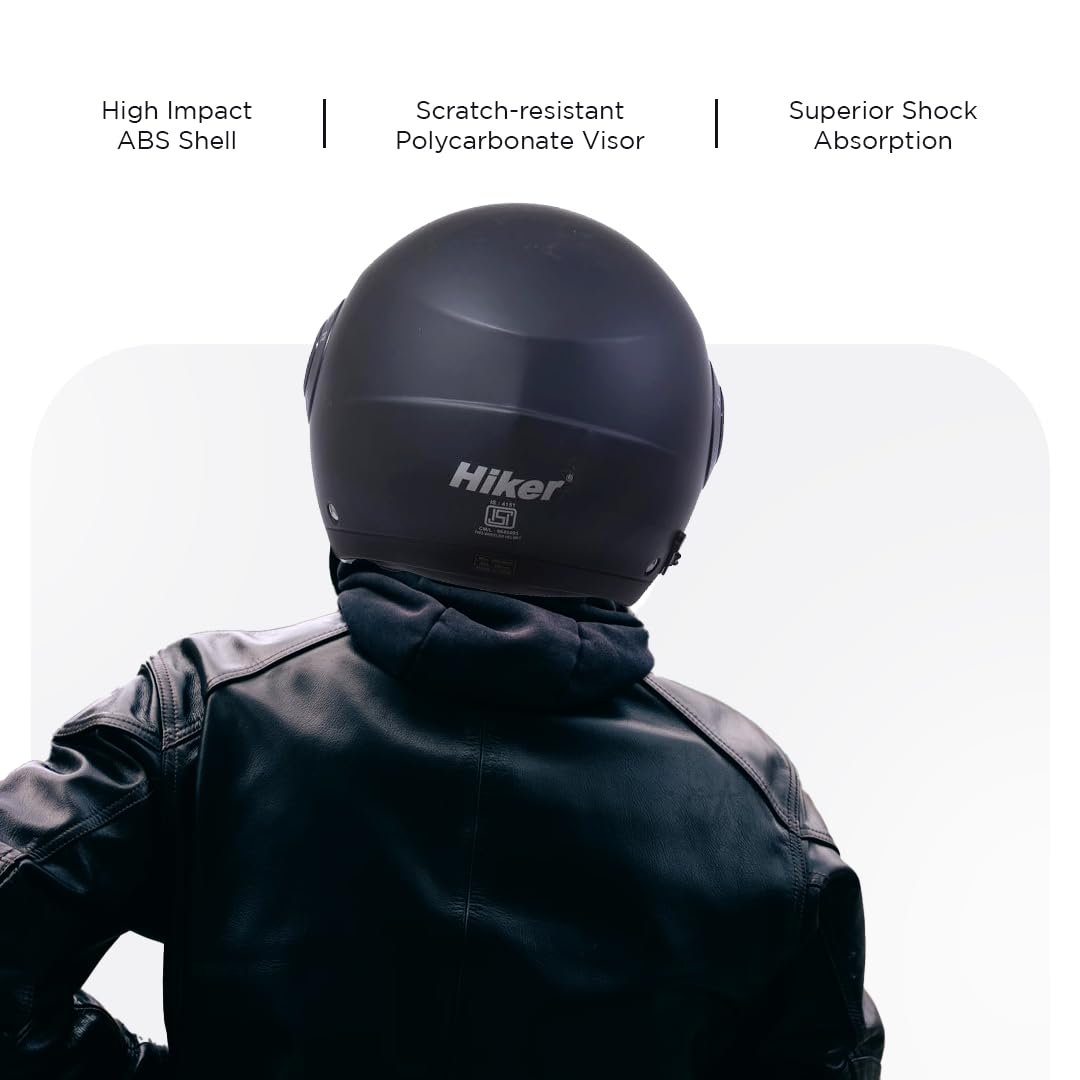 ORBIT PRO Half Face Helmet -Matt Black -HLMT-MBLK-ORTPRO2