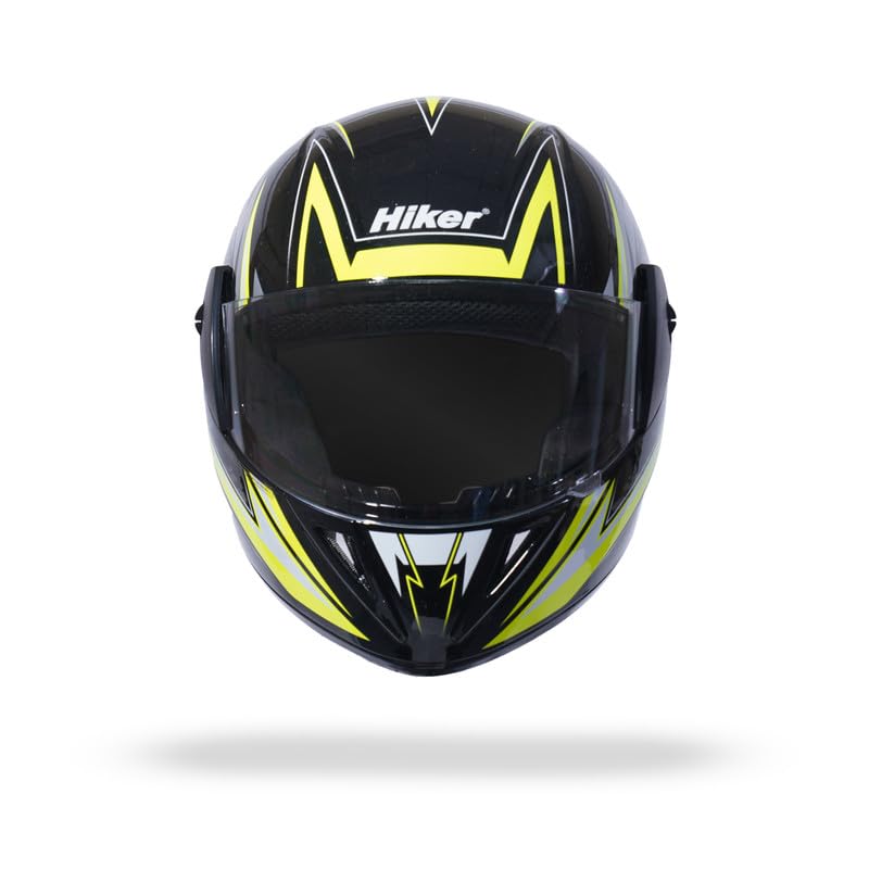 WAVE PRO MAX Full Face Helmet-Gloss Black Yellow -HLMT-BYLW-WPMX2G