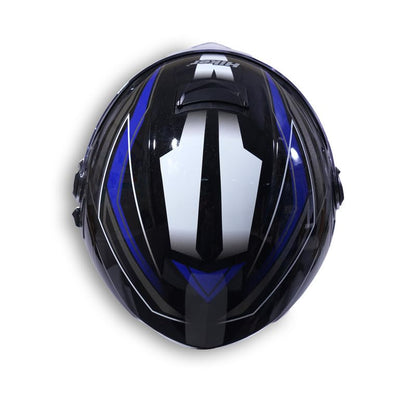 FLASH PRO MAX Full Face Helmet -Matt Black Green -HLMT-BGRN-FLSPMX3