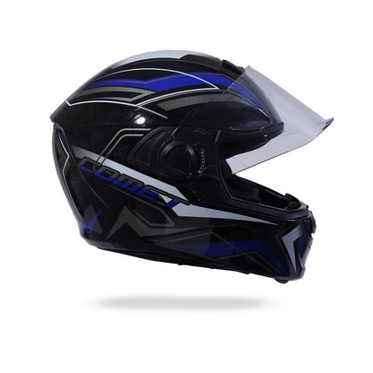 FLASH PRO MAX Full Face Helmet -Matt Black Green -HLMT-BGRN-FLSPMX3