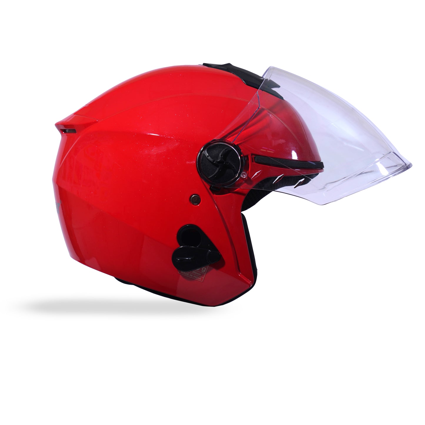 FLASH PRO Half Face Helmet -Gloss Red