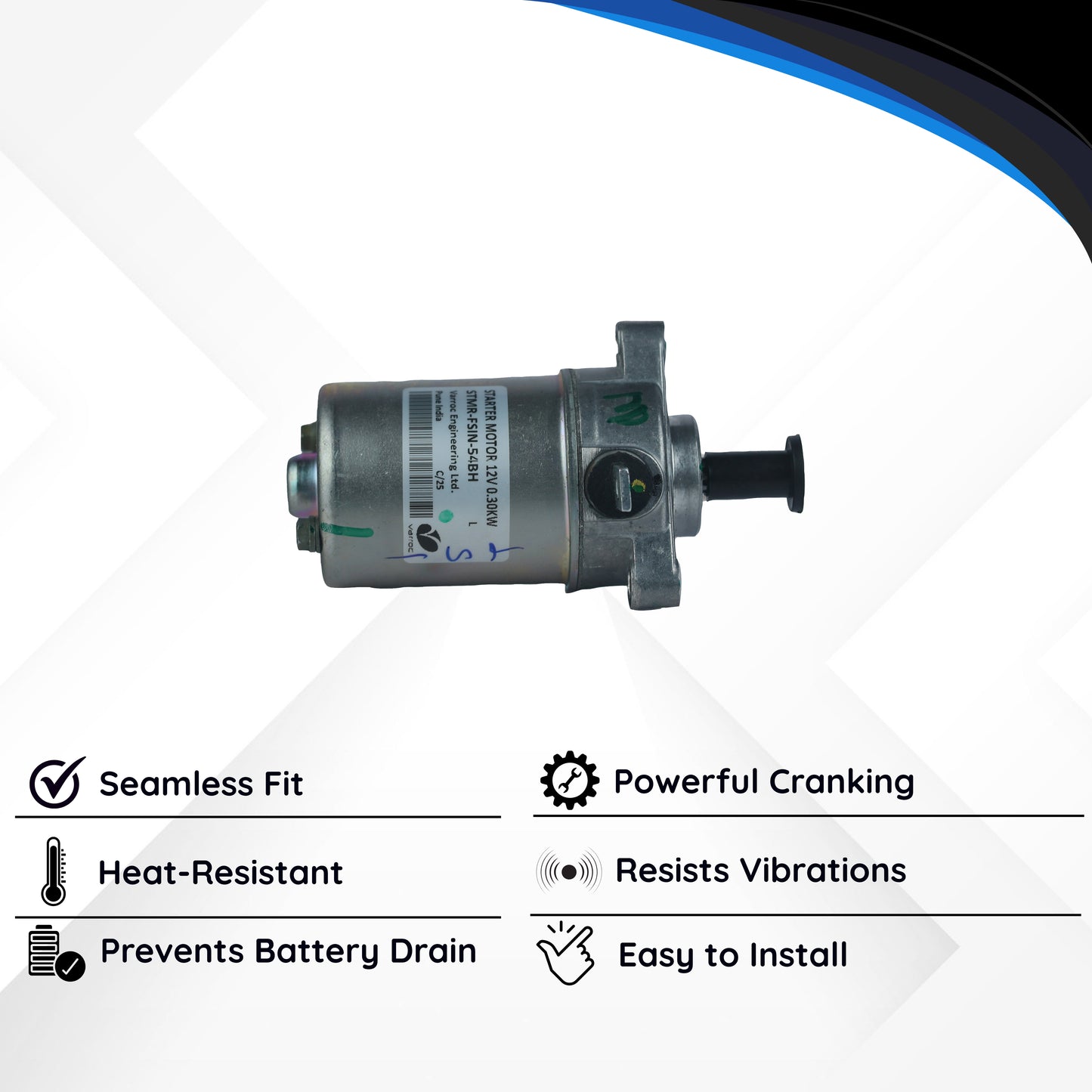 Starter Motor for Yamha Fascino Rey -STMR-FSIN-54BH
