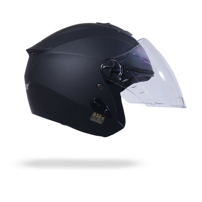 FLASH PRO Half Face Helmet -Matt Black