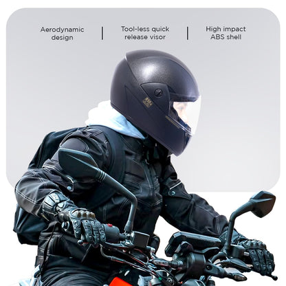 WAVE NATURAL Full Face Helmet -HLMT-NBLK-WAVE1
