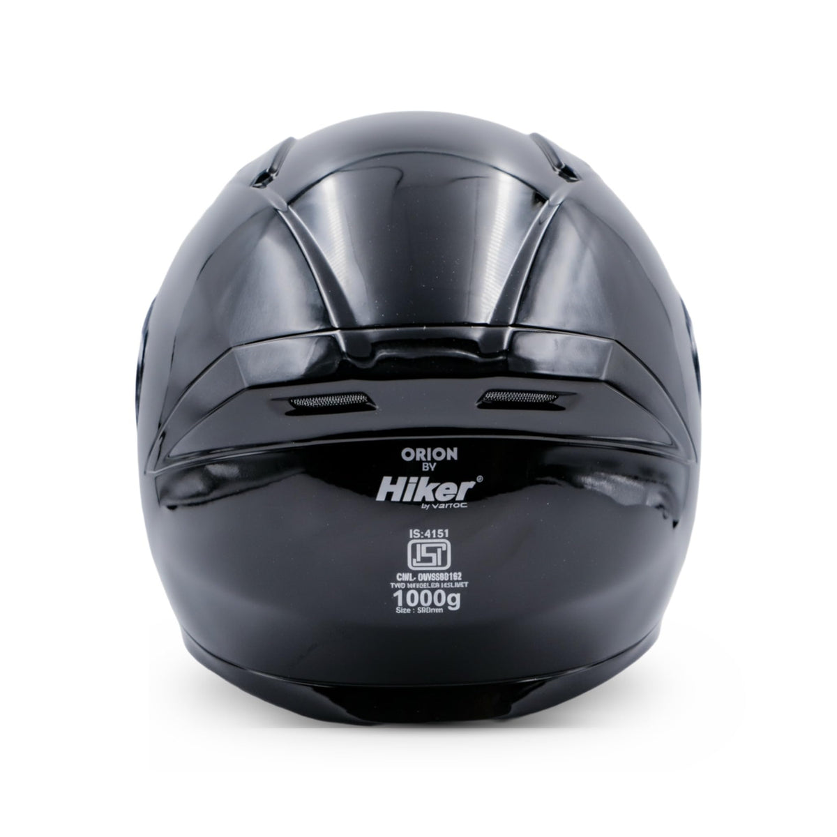 Hiker Orion Natural Black Full Face Helmet