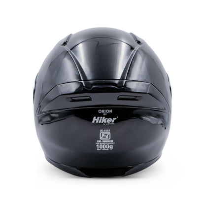 Hiker Orion Natural Black Full Face Helmet