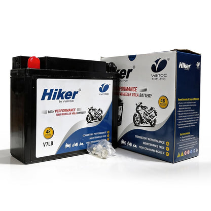 Hiker by Varroc V7LB, 7Ah and 12 V Battery for Bike -BTRY-7AH-V7LB