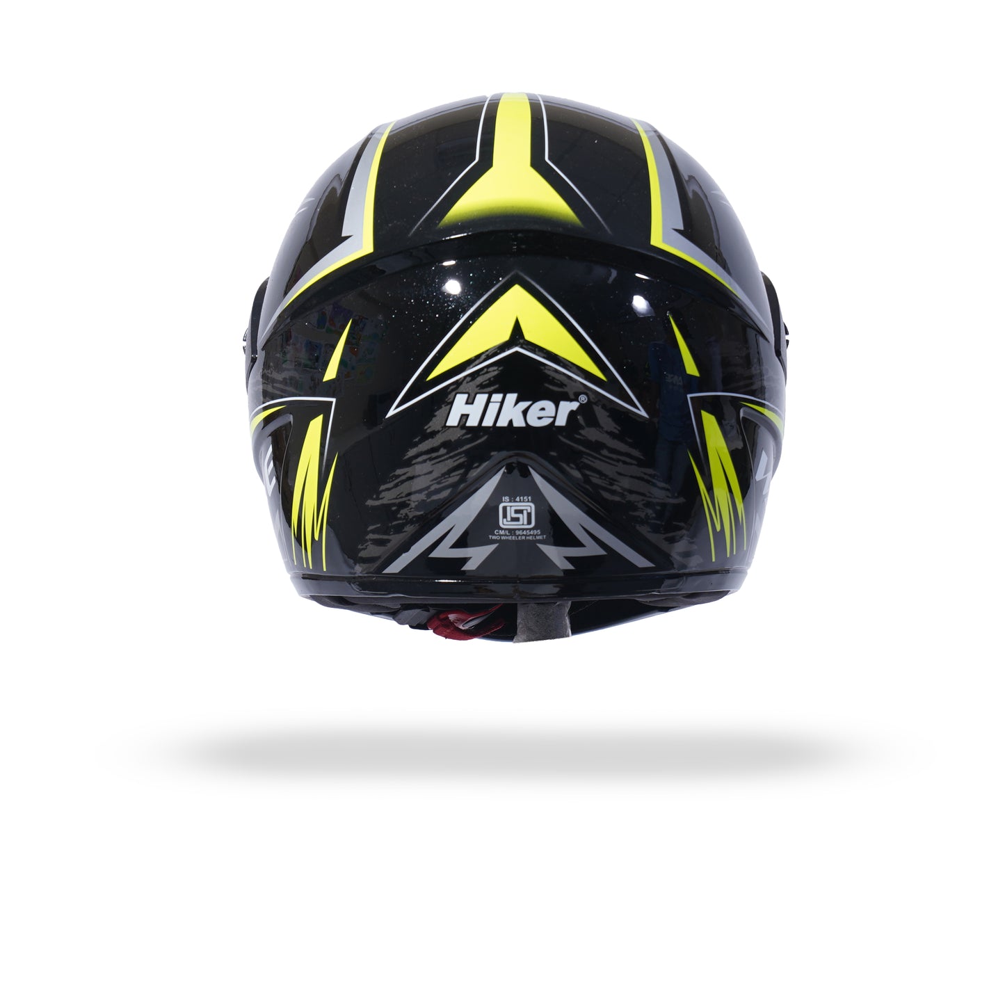 WAVE PRO MAX Full Face Helmet-Gloss Black Yellow