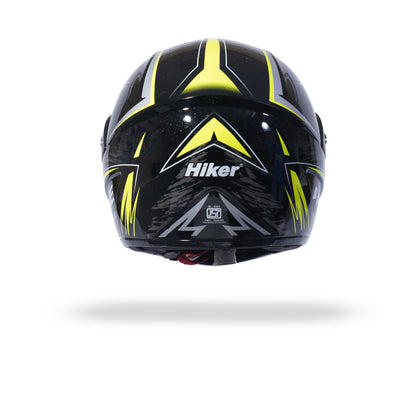 WAVE PRO MAX Full Face Helmet-Gloss Black Yellow