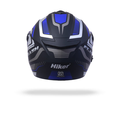 FLASH PRO MAX Half Face Helmet -Matt Black Blue