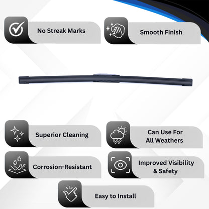 Frameless Wiper Blade 432mm (17 Inch) -WIPF-UNIV-FL17