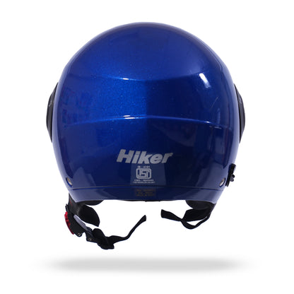 ORBIT PRO Half Face Helmet -Gloss Blue