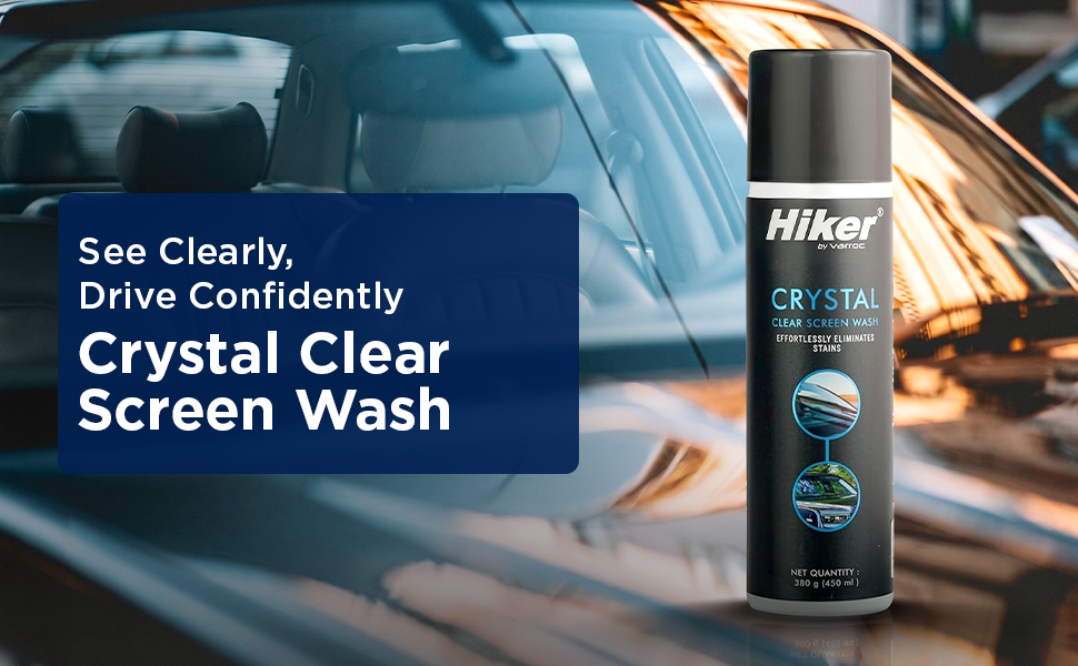 Crystal Clear Screen Wash for Cars -CARC-UNIV-CCSW