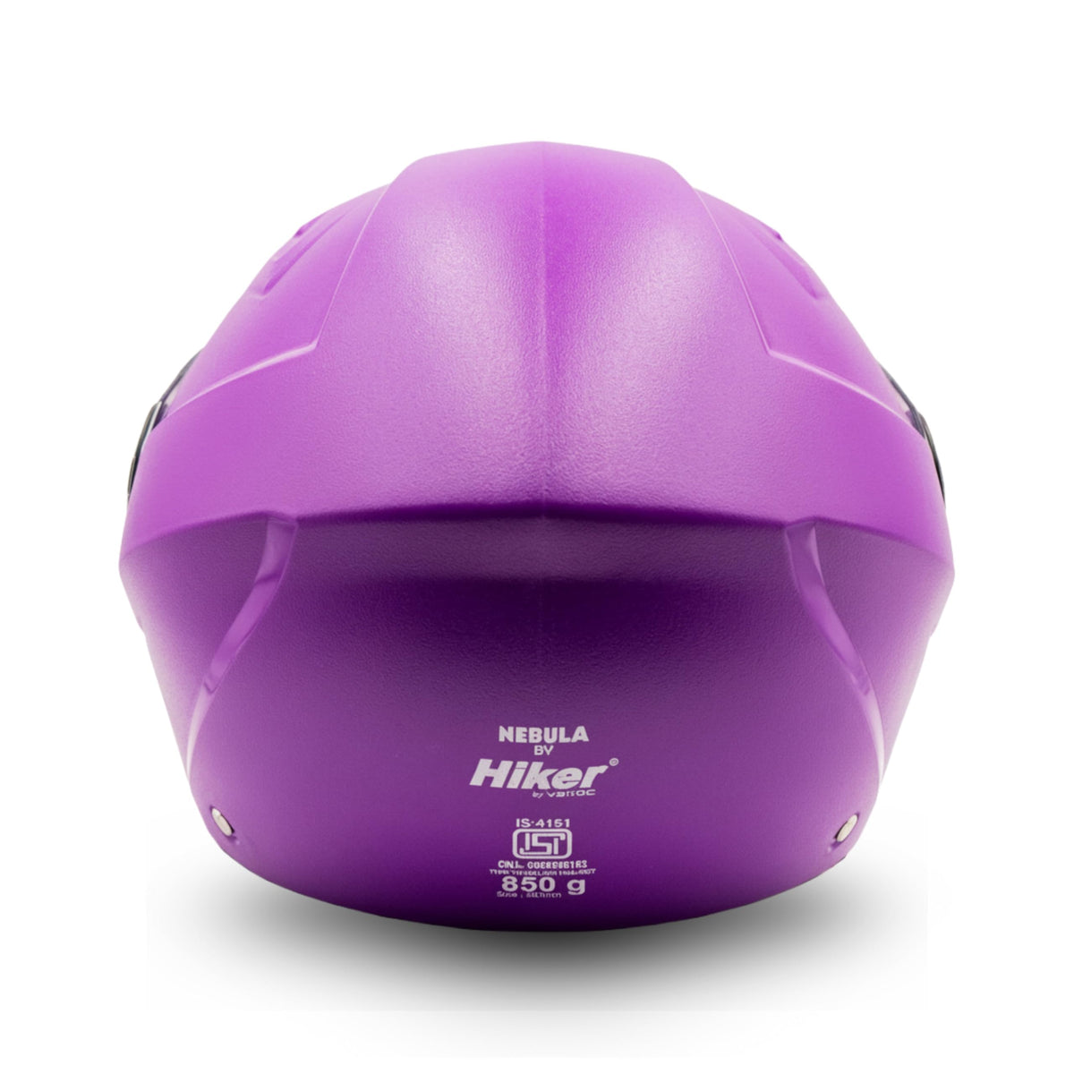Hiker Nebula Natural Purple Half Face Helmet