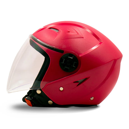 Hiker Nebula Natural Pink Half Face Helmet