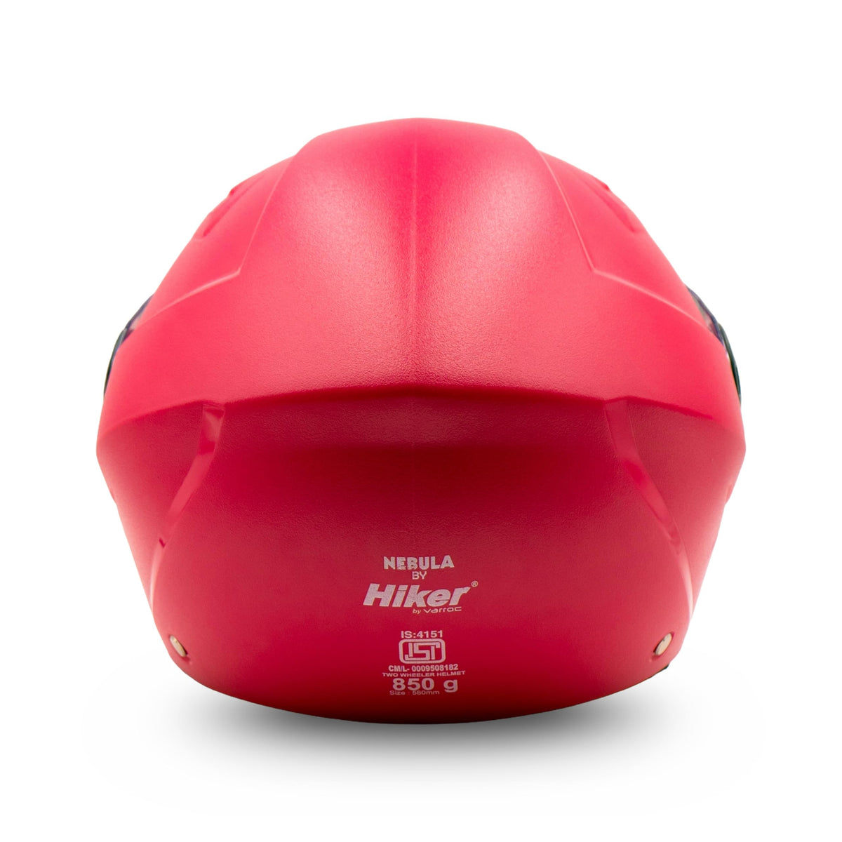 Hiker Nebula Natural Pink Half Face Helmet