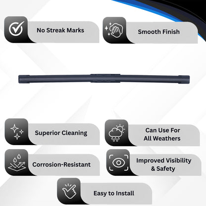 Frameless Wiper Blade 381mm (15 Inch) -WIPF-UNIV-FL15