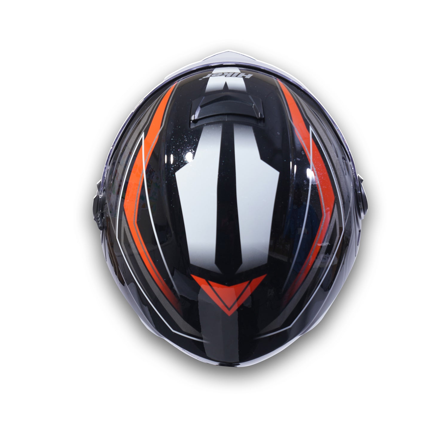 COMET PRO MAX Full Face Helmet-Gloss Black Orange