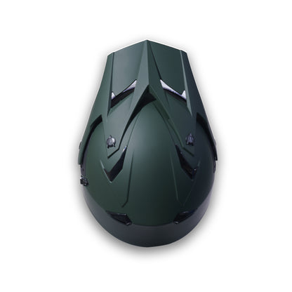 METEOR Full Face Helmet-Olive Green