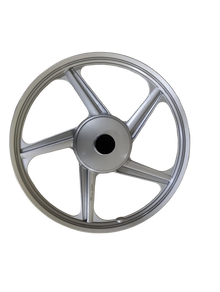 Varroc  Alloy Wheel Fr 130Mm 1.4X17 Str City Slv TVS- ALOY-STRC-N8165