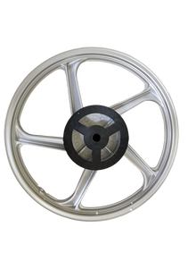 Varroc  Alloy Wheel Rr 110 1.5X16 X L100 Hd Slvr TVS- ALOY-XL100-XLHRS