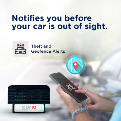 CarIQ Gold GPS Tracker with 4G Sim, 1-Year Mobile App Subscription