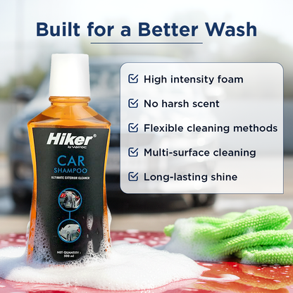 Hiker by Varroc Car Shampoo ( 250ml) -CARC-UNIV-CSMP