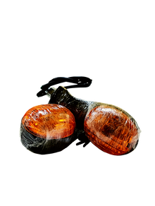 Front LH & Rear RH Indicator for C 100 Bike, Amber Color - BLKR-CT10-BJ53