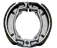 Varroc  Brake Shoe Set 2 Clbr Chk 4S Crma Fr Rr Bajaj- BRSH-CLBR-7006