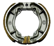 Varroc  Brake Shoe Set 2 Tvx Scoty Peep Fr Rr TVS- BRSH-SPEP-7013