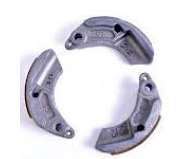 Varroc  Clutch Shoe Set 3 Fascinno Ray Yamaha- CLSH-FCNO-CS04