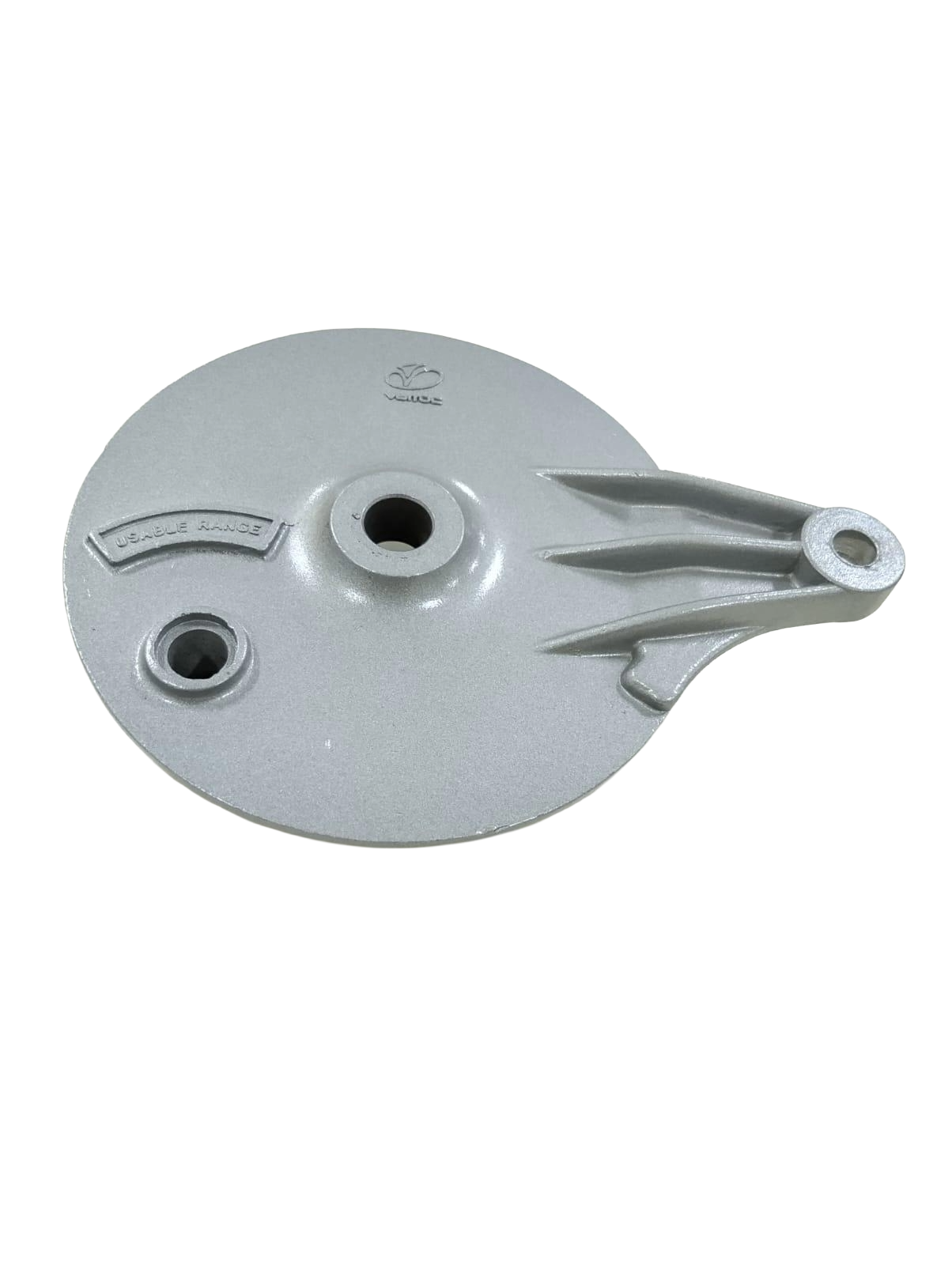 Varroc  Drum Plate Rr Silvr K B100 Spocks 3063 Bajaj- DRUM-CLBR-PL04S