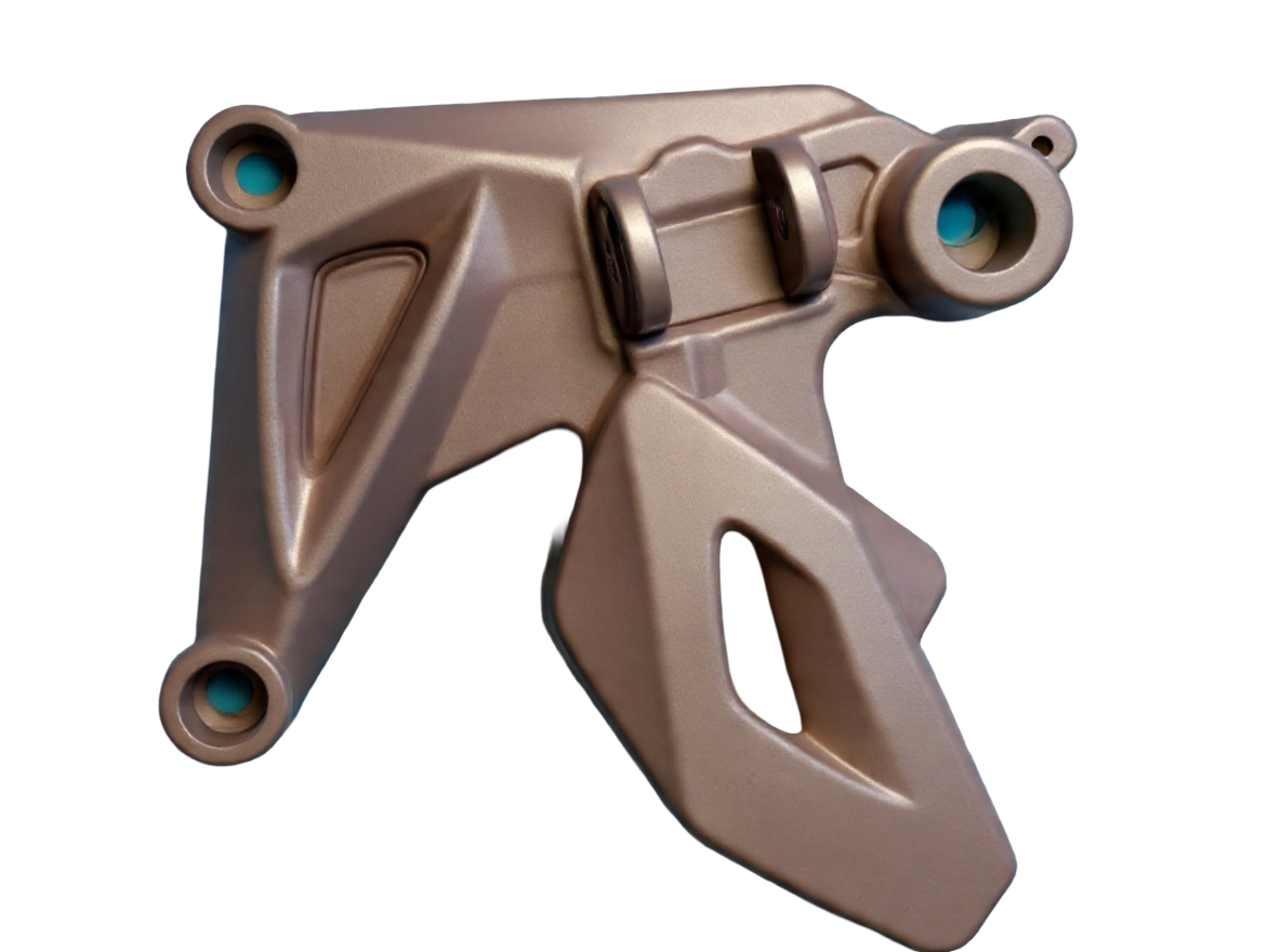 Varroc  Footrest Bracket Fr Rh Plsr 200 Ns Grey -FBKT-200N-JL3YG