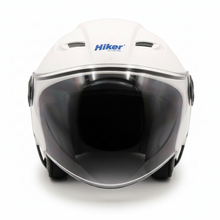 Hiker Nebula Natural White Half Face Helmet