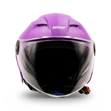 Hiker Nebula Natural Purple Half Face Helmet