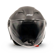 Hiker Nebula Natural Black Half Face Helmet