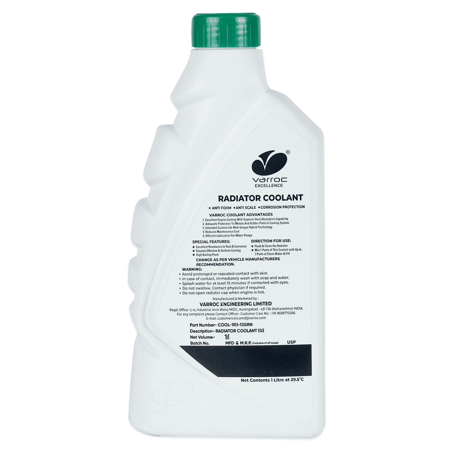 Car Radiator Coolant 1:7 Green Concentrate (1 L) 